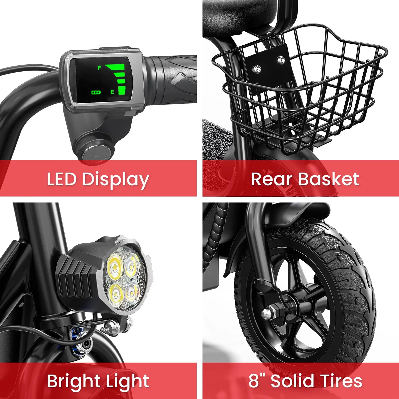 EILLEO Q1 Electric Scooter for Kids with Seat