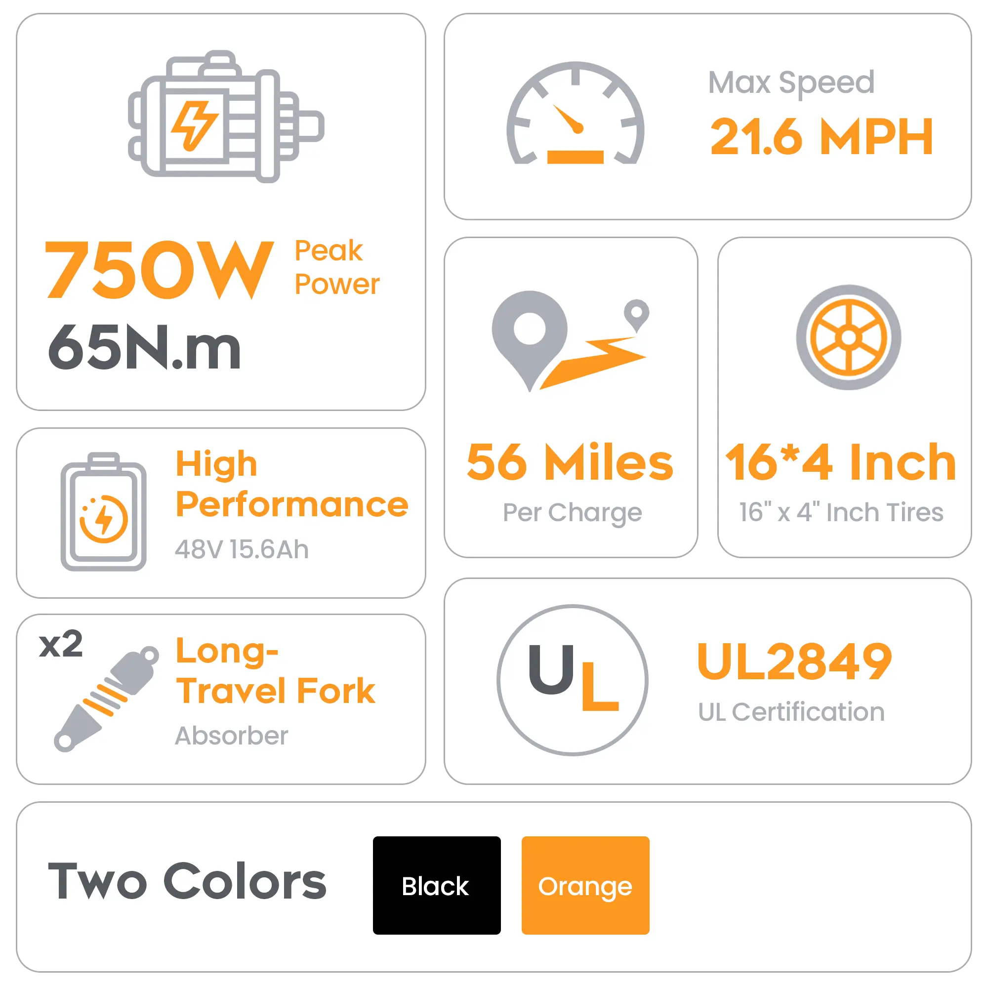 Eilleo SpaceWalk M6 Electric Bike for Teens