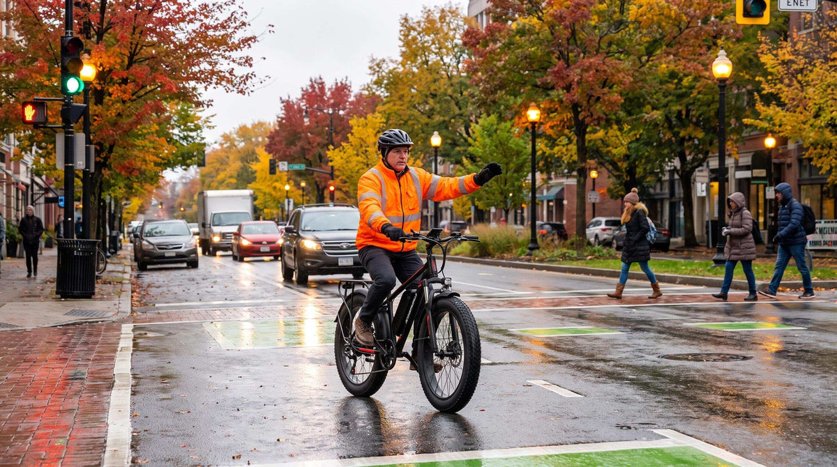 How to Safely Ride an E-Bike or Scooter in Traffic and Shared Paths This Fall