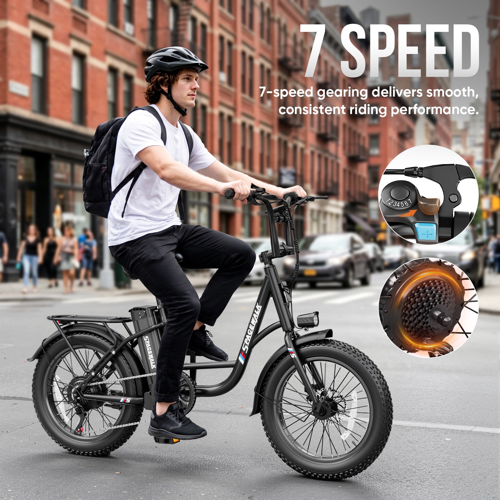 Spacewalk  V300 V-Frame Commuter E-Bike