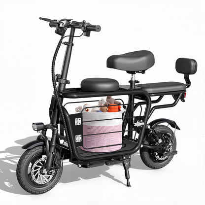 EILLEO Electric Scooter with 3 Seats & Dog Basket – Eilleo Bike