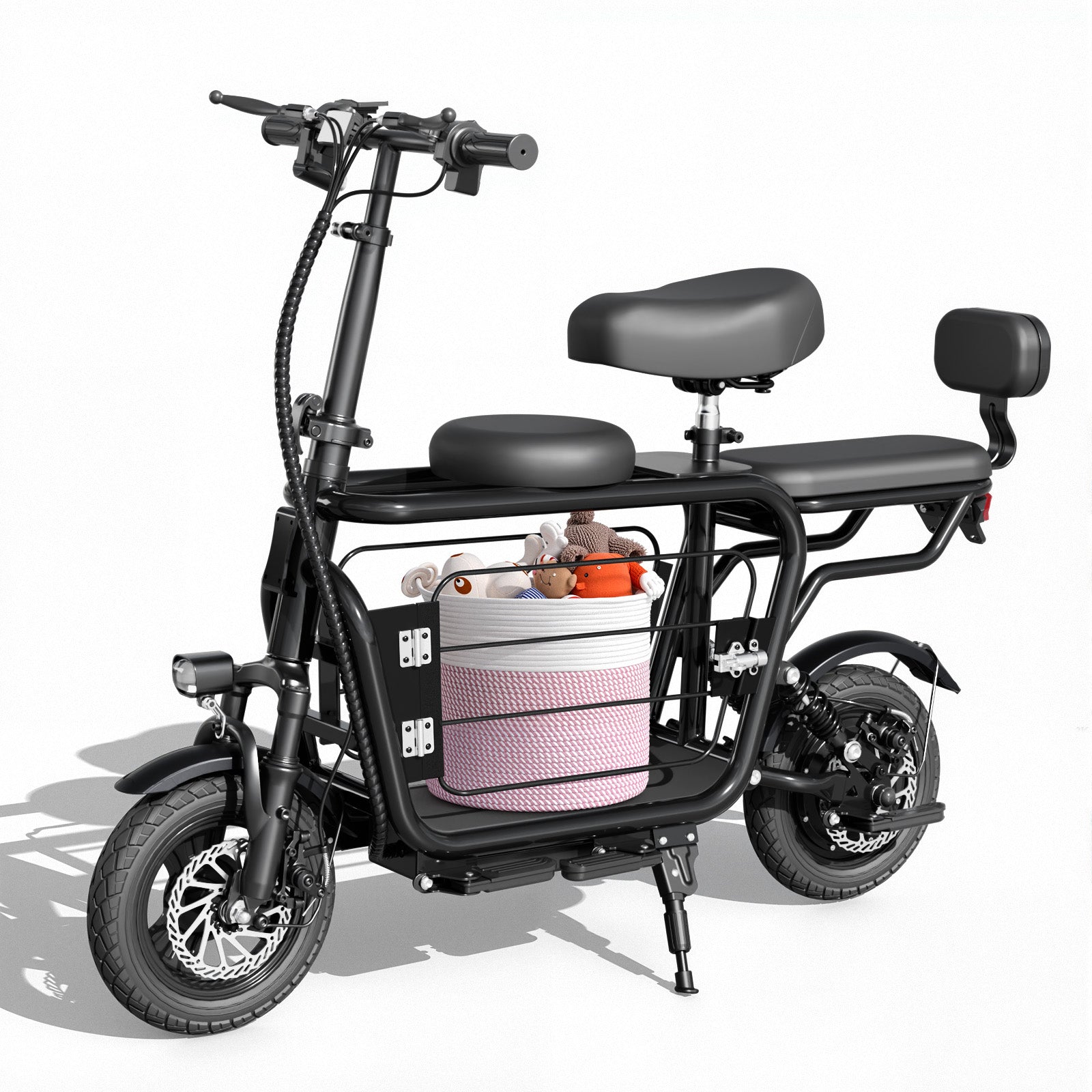 electric bicycle scooter for adults Eilleo 3-Seat E-Scooter US11 Pro A-jiou 5.5ft Glass Fiber Q2 fits effortlessly into Size:7'0' MH RIGHT BULLET