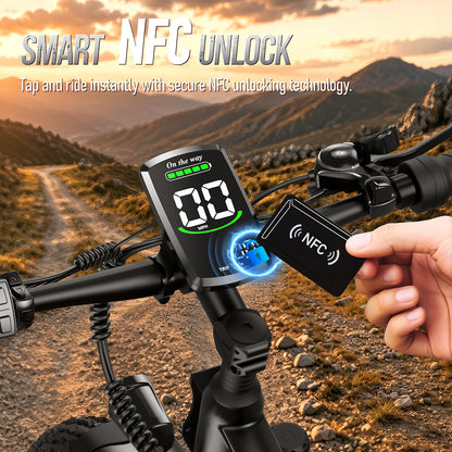 Eilleo adistar F26  26" × 4.0" Fat Tire Mountain Bike