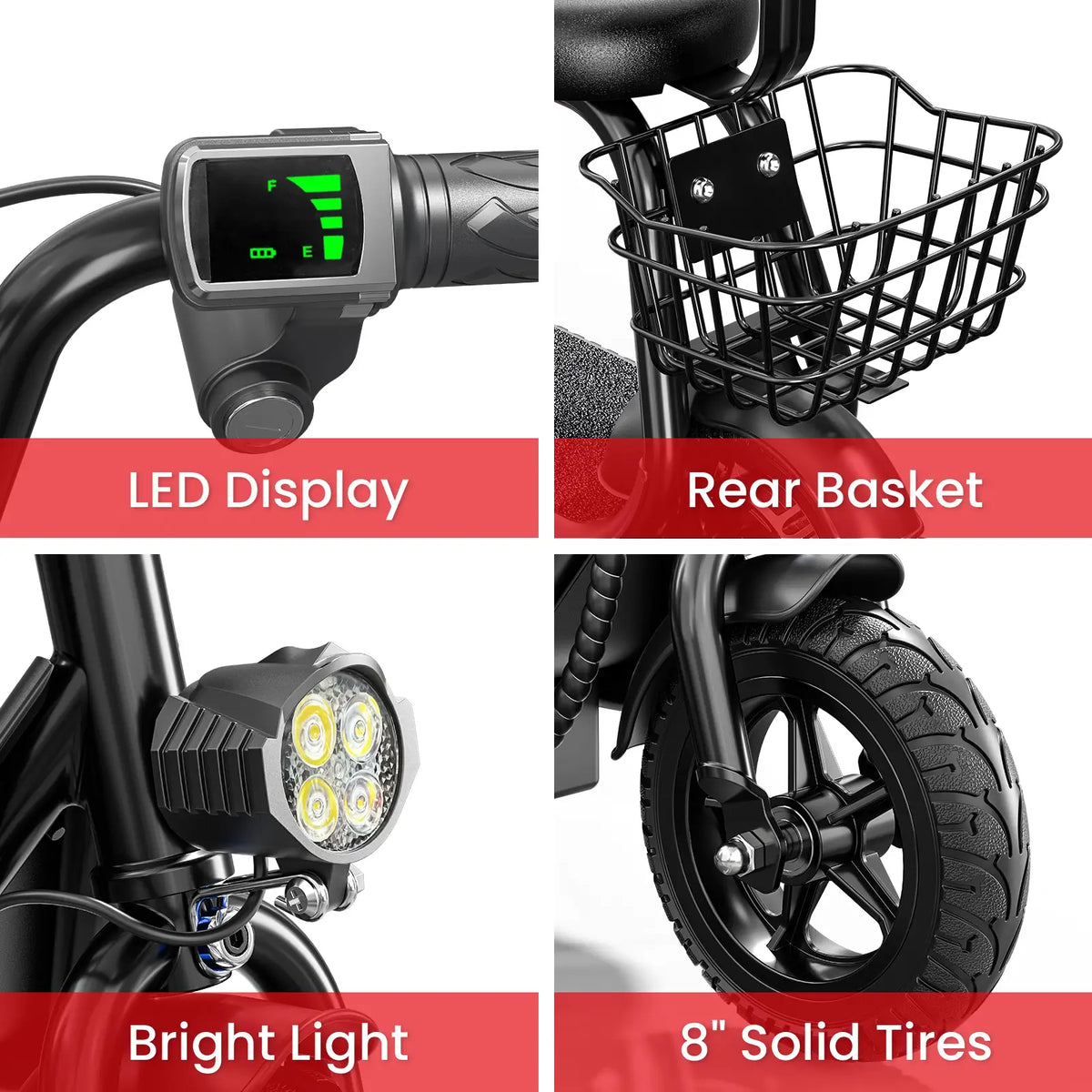 EILLEO Q1 Electric Scooter for Kids with Seat