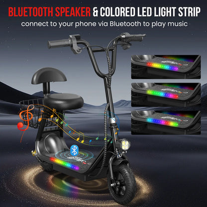 EILLEO Q1 Electric Scooter for Kids with Seat