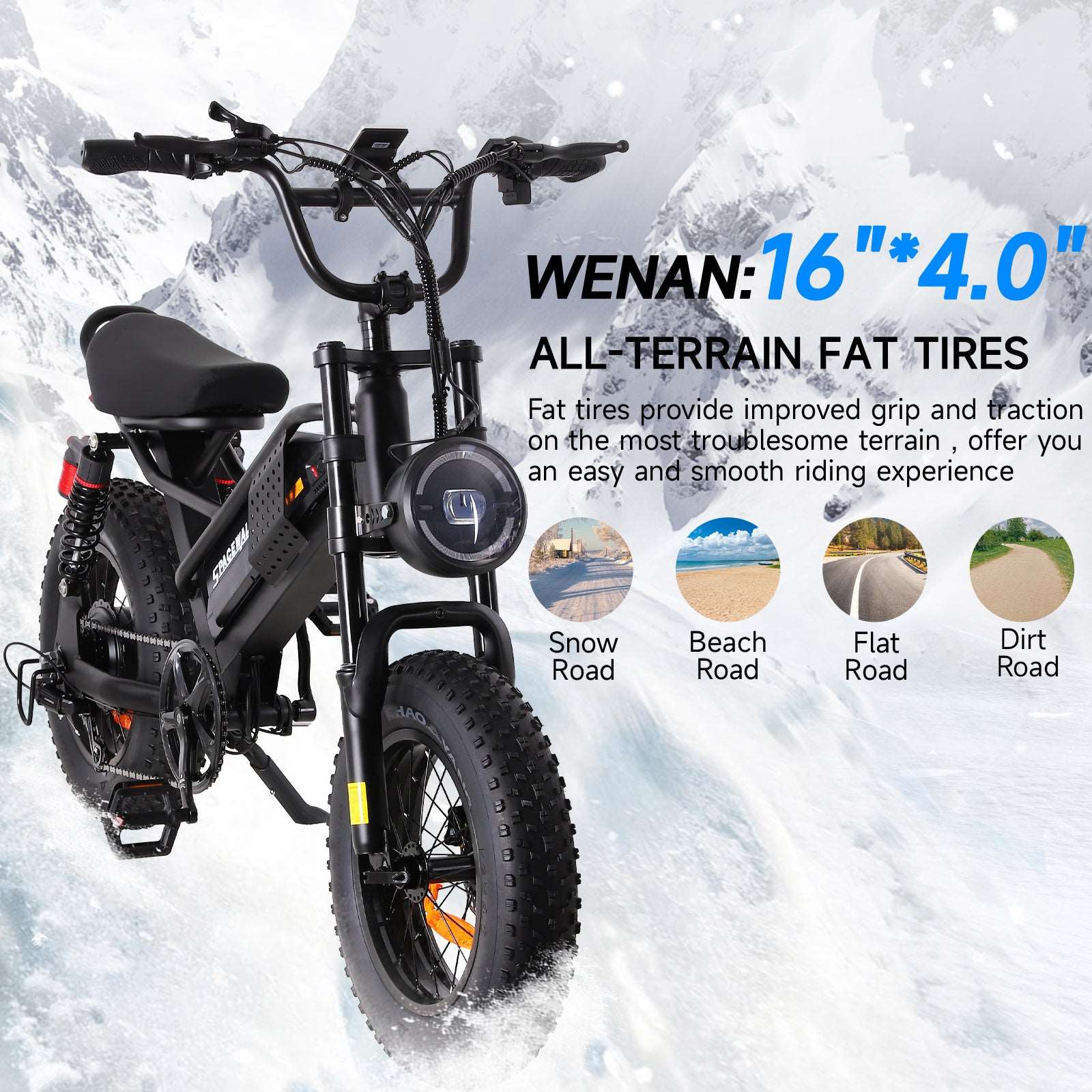 SpaceWalk M6 Electric Bike ‎for Teens