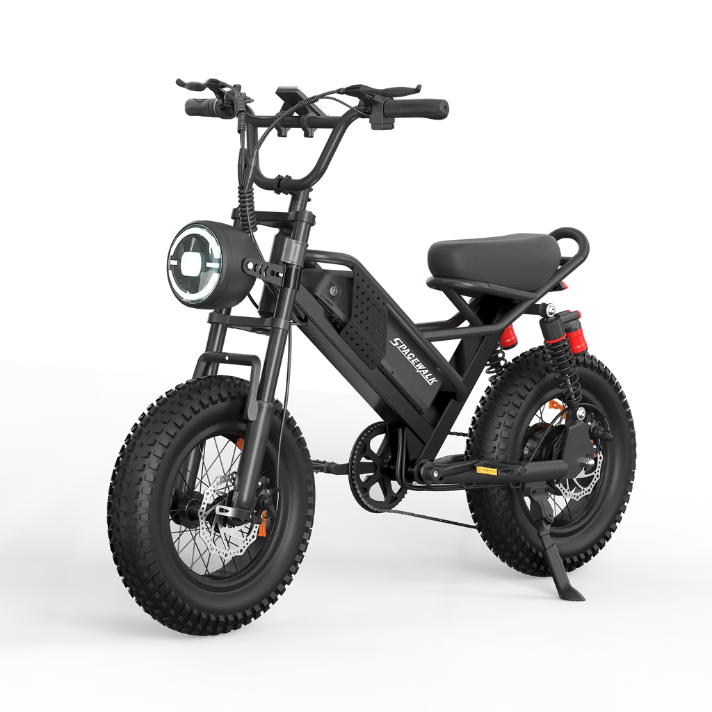 Eilleo SpaceWalk M6/7 Electric Bike in black.