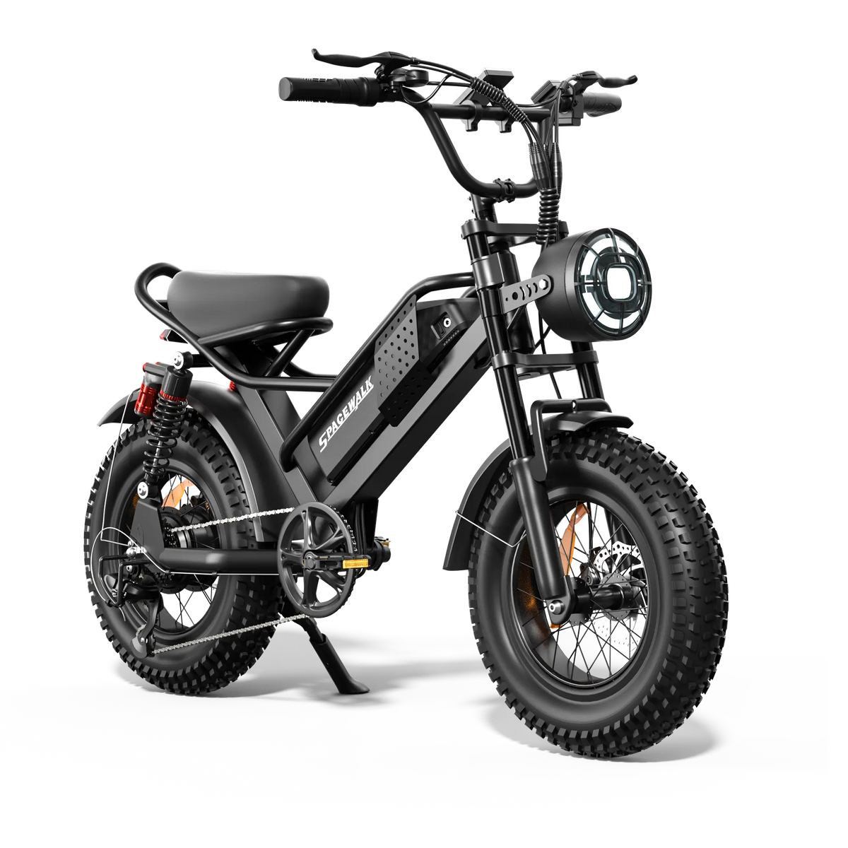 Eilleo SpaceWalk M6 in black electric bike.
