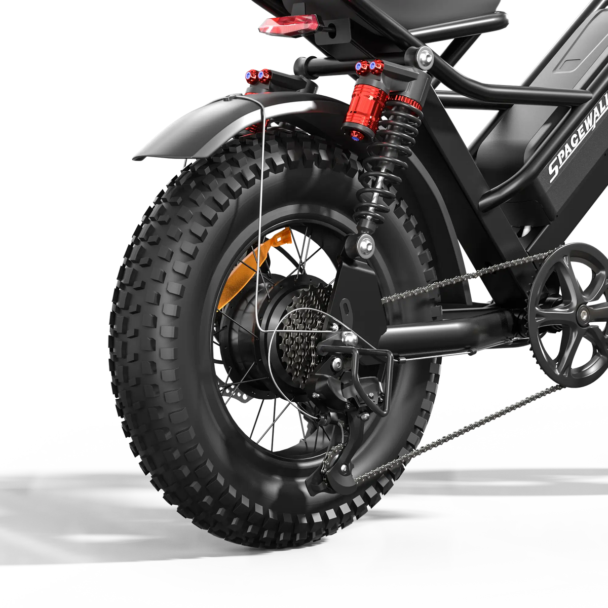 Eilleo SpaceWalk M6 in black electric bike.