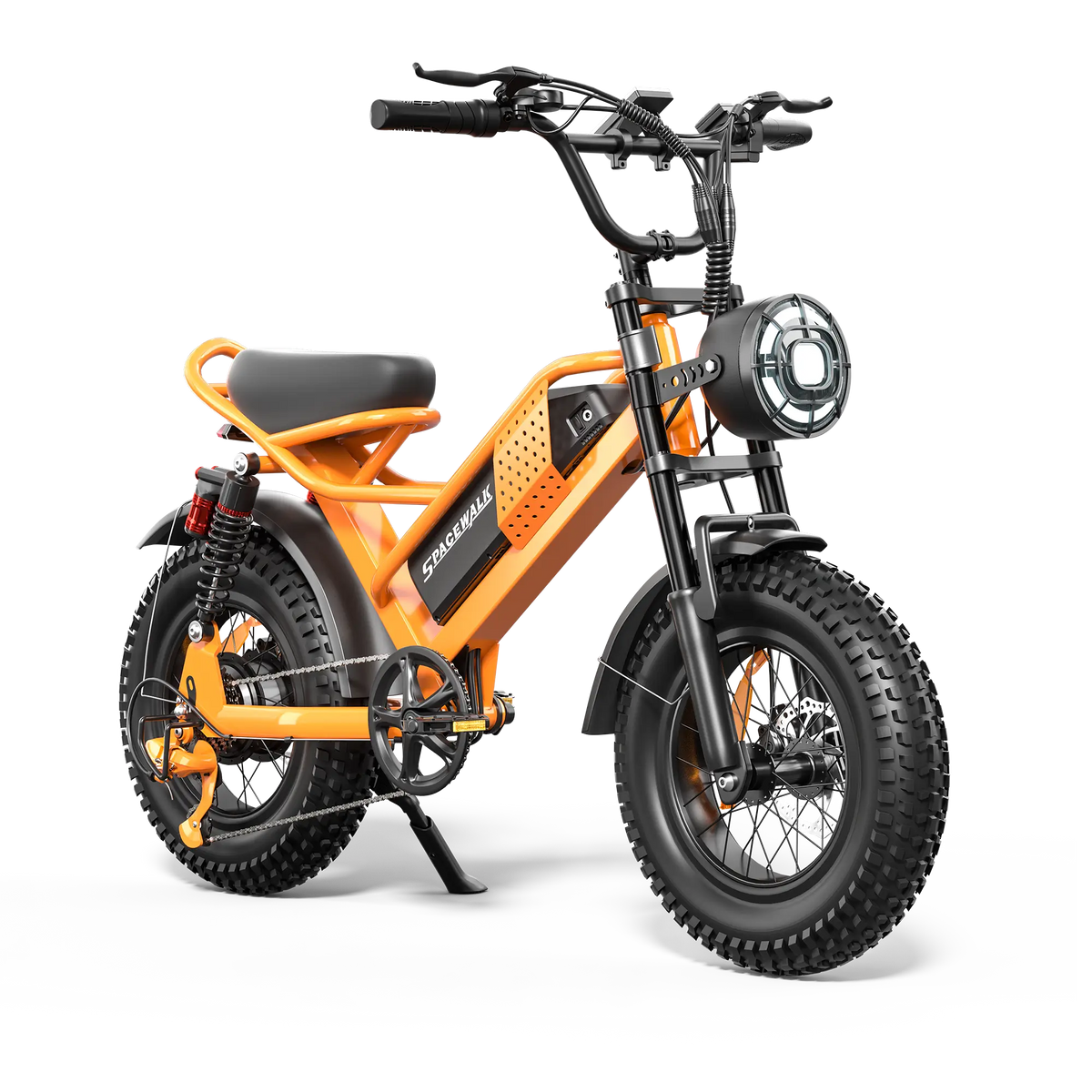Eilleo SpaceWalk M6 in orange electric bike.