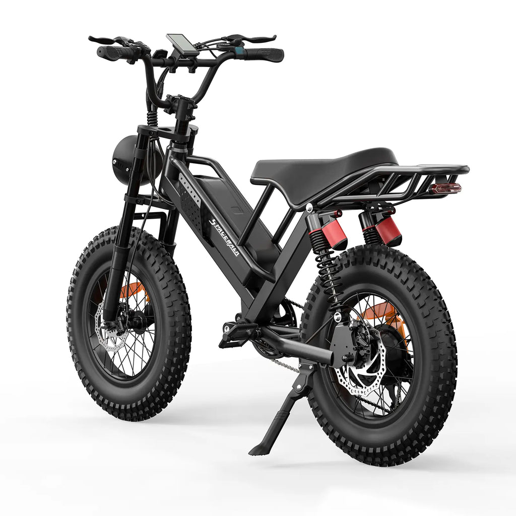 Eilleo SpaceWalk M7 in black electric bike.