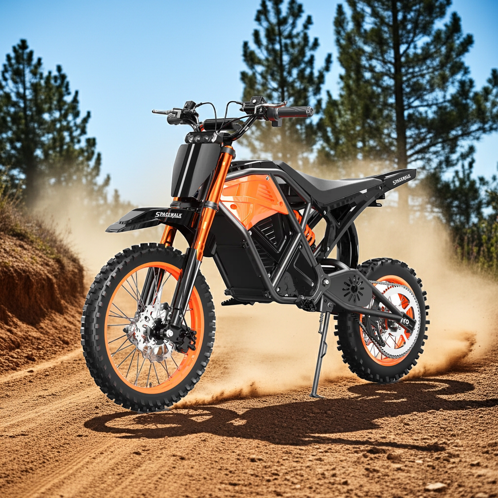 Eilleo SpaceWalk X01 Electric Dirt Bike, 3000W, 48V 20Ah – Eilleo Bike